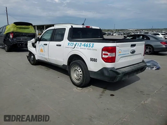2022 Ford Maverick XL with VIN 3FTTW8E99NRA65177, listed as a Copart auction lot 50105825 with 53,933 mi miles and Salvage Title. Bid and sale history available at DreamBid. Image 11.