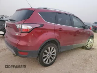 2017 Ford Escape Titanium with VIN 1FMCU0J99HUB42779, listed as a Copart auction lot 47860945 with 98,114 mi miles and Salvage Title. Bid and sale history available at carsss.com. Image 3.