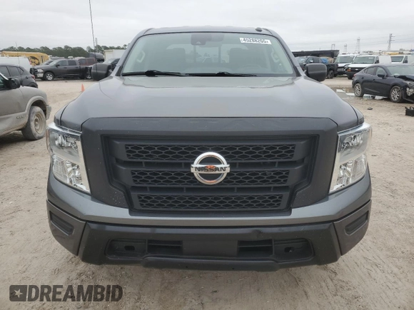 2021 Nissan Titan SV with VIN 1N6AA1EE2MN507967, listed as a Copart auction lot 45288265 with 53,293 mi miles and Salvage title. Bid and sale history available at DreamBid. Image 5.