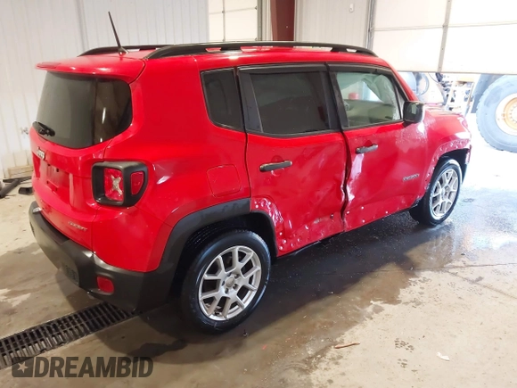 2019 Jeep Renegade Sport with VIN ZACNJAABXKPK24931, listed as a IAAI auction lot 40999733 with 36,117 mi miles and . Bid and sale history available at DreamBid. Image 4.