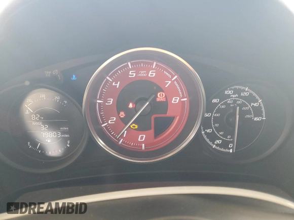 2017 FIAT 124 Spider Lusso with VIN JC1NFAEK6H0119071, listed as a Copart auction lot 52092965 with 79,803 mi miles and Salvage title. Bid and sale history available at DreamBid. Image 9.