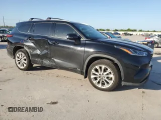 2023 Toyota Highlander Hybrid Limited with VIN 5TDXBRCH6PS576682, listed as a Copart auction lot 52722775 with 157,933 mi miles and Salvage title. Bid and sale history available at DreamBid. Image 4.