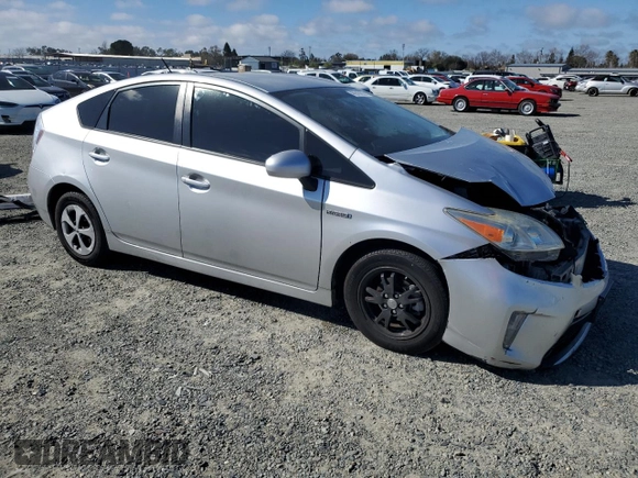 2013 Toyota Prius One with VIN JTDKN3DU6D5671593, listed as a Copart auction lot 46945655 with 139,683 mi miles and Salvage Title. Bid and sale history available at DreamBid. Image 4.