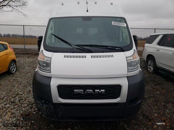 2020 Ram ProMaster Cargo Van with VIN 3C6TRVBG7LE105969, listed as a Copart auction lot 85936524 with 200,404 mi miles and Salvage Title. Bid and sale history available at carsss.com. Image 5.