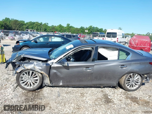 2024 Infiniti Q50 Luxe with VIN JN1EV7BP9RM601099, listed as a IAAI auction lot 42331819 with 8,711 mi miles and . Bid and sale history available at DreamBid. Image 15.