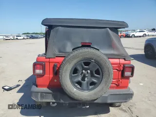 2020 Jeep Wrangler Unlimited Sport с VIN 1C4HJXDG6LW278287, выставлен на аукционе Copart как лот 54019895 с пробегом 60 156 миль миль и Списание • Salvage title. История ставок и продаж доступна на DreamBid. Изображение 6.