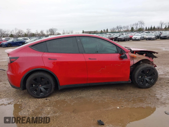 2021 Tesla Model Y Long Range with VIN 5YJYGDEE3MF204941, listed as a IAAI auction lot 41712562 with 36,549 mi miles. Bid and sale history available at carsss.com. Image 13.