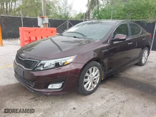 2014 Kia Optima EX with VIN 5XXGN4A71EG321621, listed as a IAAI auction lot 42077320 with 169,372 mi miles. Bid and sale history available at carsss.com. Image 2.