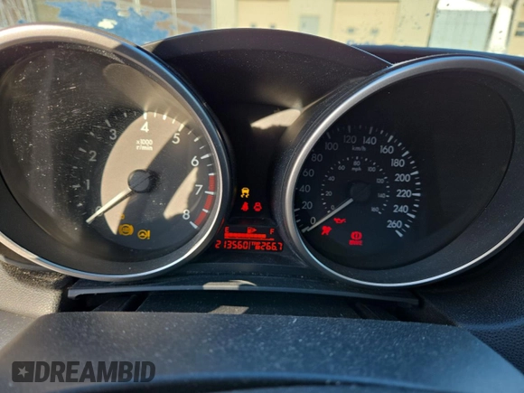 2011 Mazda 3 GX with VIN JM1BL1KF7B1900768, listed as a Copart auction lot 42123295 with 213,560 mi miles and Salvage Title. Bid and sale history available at carsss.com. Image 9.