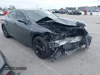 2024 Lexus ES 300h with VIN 58ABA1C18RU039512, listed as a IAAI auction lot 42051732 with 19,728 mi miles and . Bid and sale history available at DreamBid. Image 1.