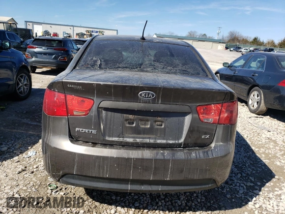 2011 Kia Forte EX with VIN KNAFU4A25B5452938, listed as a Copart auction lot 46261805 with 243,645 mi miles and Salvage Title. Bid and sale history available at carsss.com. Image 6.