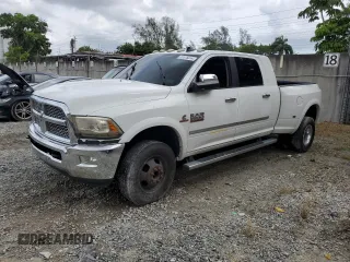 2016 Ram 3500 Laramie with VIN 3C63RRML4GG296553, listed as a Copart auction lot 73175014 with 0 mi miles and Salvage Title. Bid and sale history available at carsss.com. Image 1.