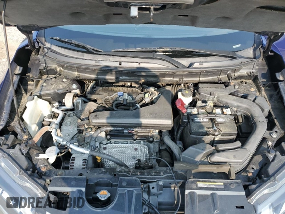2017 Nissan Rogue SV with VIN 5N1AT2MV2HC858198, listed as a Copart auction lot 56589885 with 77,258 mi miles and Salvage title. Bid and sale history available at DreamBid. Image 11.