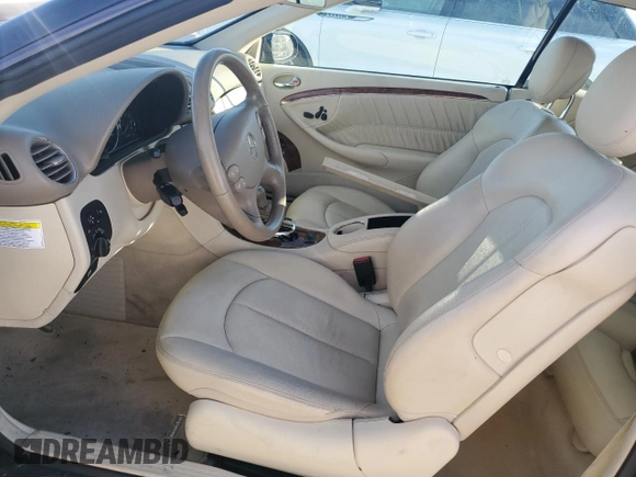 2007 Mercedes-Benz CLK-Class 3.5L with VIN WDBTK56F07F226982, listed as a Copart auction lot 76158714 with 0 mi miles and Salvage Title. Bid and sale history available at carsss.com. Image 7.
