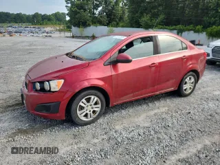 2012 Chevrolet Sonic LT with VIN 1G1JC5SH1C4186567, listed as a Copart auction lot 62813885 with 159,475 mi miles and Clean title. Bid and sale history available at DreamBid. Image 1.