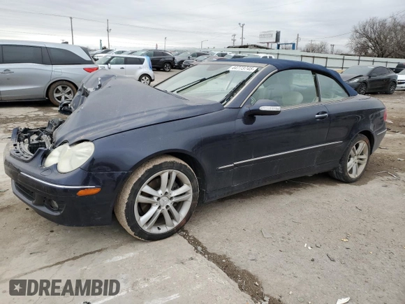 2006 Mercedes-Benz CLK 350 with VIN WDBTK56G26T063132, listed as a Copart auction lot 44773745 with 113,435 mi miles and Salvage title. Bid and sale history available at DreamBid. Image 1.