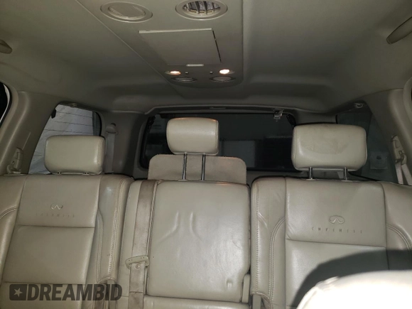 2007 Infiniti QX56 z VIN 5N3AA08C17N802122, wystawiony jako Copart lot #47050745 z przebiegiem 217 010 mil mil oraz Szkoda całkowita • Salvage title. Historia ofert i sprzedaży dostępna na DreamBid. Obrazek 10.