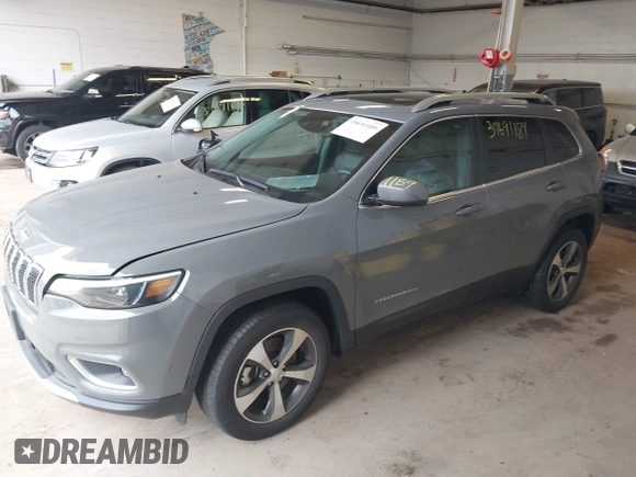 2021 Jeep Cherokee Limited with VIN 1C4PJMDX7MD165682, listed as a IAAI auction lot 39691189 with 47,112 mi miles and . Bid and sale history available at DreamBid. Image 17.