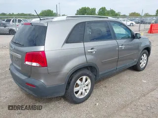 2011 Kia Sorento LX with VIN 5XYKTDA14BG141553, listed as a IAAI auction lot 42190896 with 212,690 mi miles and . Bid and sale history available at carsss.com. Image 4.