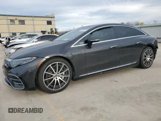2023 Mercedes-Benz EQS with VIN W1KCG4EB6PA027580, listed as a Copart auction lot 89199035 with 33,380 mi miles and Salvage Title. Bid and sale history available at carsss.com. Image 1.