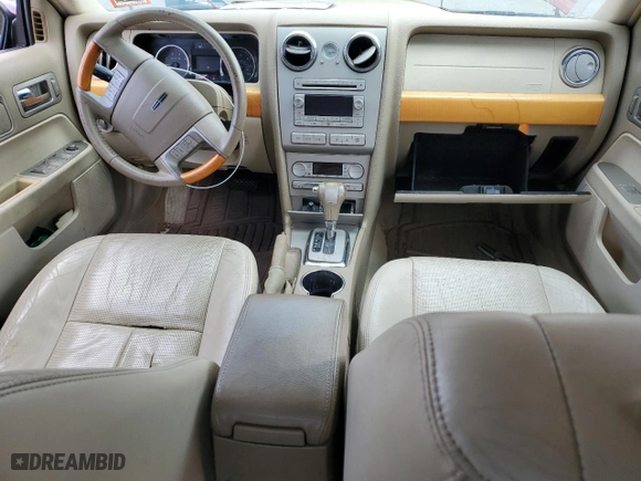 2007 Lincoln MKZ with VIN 3LNHM28T97R627013, listed as a Copart auction lot 47836275 with 151,264 mi miles and Clean Title. Bid and sale history available at carsss.com. Image 8.