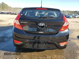 2013 Hyundai Accent GS with VIN KMHCT5AE0DU128745, listed as a Copart auction lot 88733635 with 133,489 mi miles and Salvage Title. Bid and sale history available at carsss.com. Image 6.