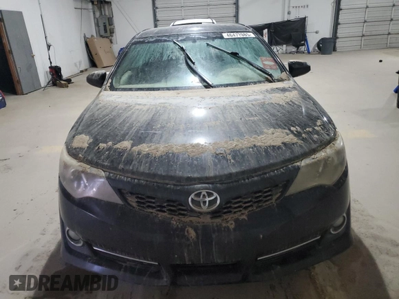 2012 Toyota Camry SE with VIN 4T1BK1FKXCU011422, listed as a Copart auction lot 46472985 with 0 mi miles and Salvage Title. Bid and sale history available at carsss.com. Image 5.