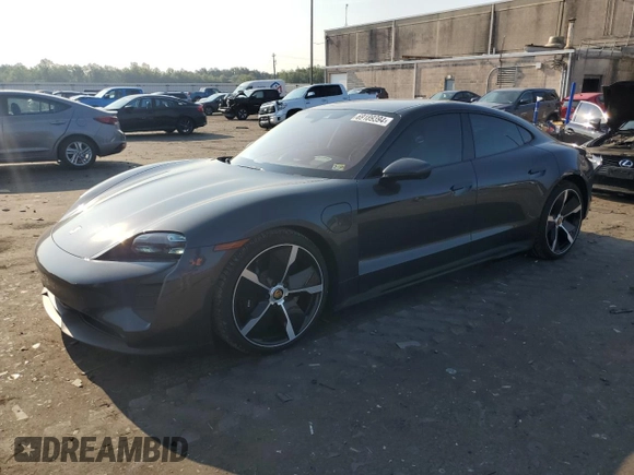 2023 Porsche Taycan GTS with VIN WP0AD2Y15PSA47317, listed as a Copart auction lot 69189394 with 36,246 mi miles and Salvage Title. Bid and sale history available at DreamBid. Image 1.