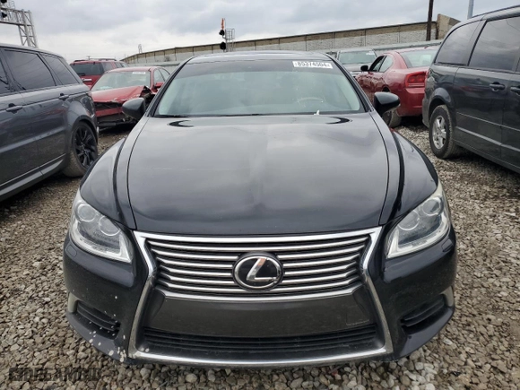 2014 Lexus LS 460 with VIN JTHBL5EF9E5126621, listed as a Copart auction lot 85374504 with 0 mi miles and Salvage Title. Bid and sale history available at carsss.com. Image 5.