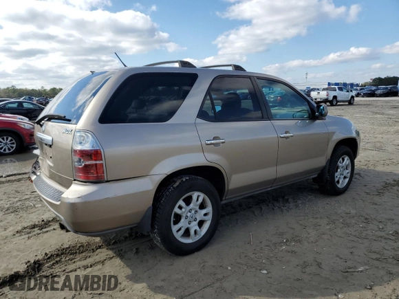 2004 Acura MDX Touring Pkg w/Navigation with VIN 2HNYD18804H547045, listed as a Copart auction lot 46000065 with 182,100 mi miles and Salvage Title. Bid and sale history available at carsss.com. Image 3.