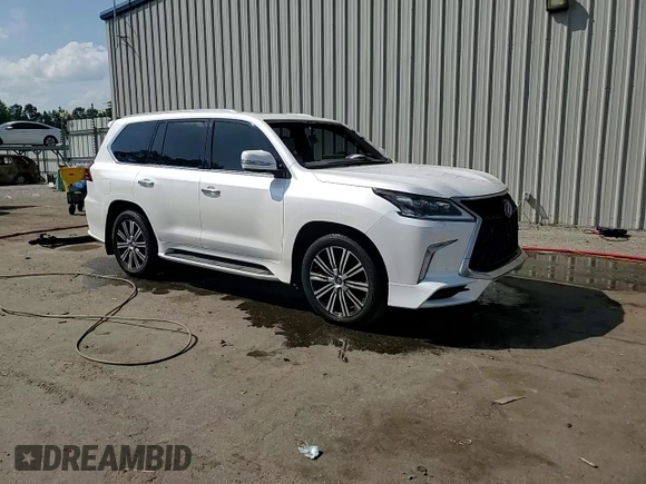2020 Lexus LX 570 with VIN JTJDY7AX6L4332372, listed as a Copart auction lot 57315675 with 132,418 mi miles and Salvage title. Bid and sale history available at DreamBid. Image 15.