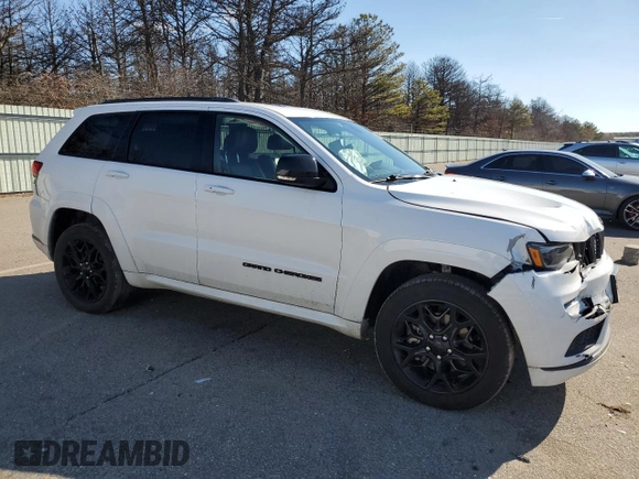 2021 Jeep Grand Cherokee Limited X with VIN 1C4RJFBG4MC668843, listed as a Copart auction lot 45324555 with 50,066 mi miles and Salvage title. Bid and sale history available at DreamBid. Image 4.