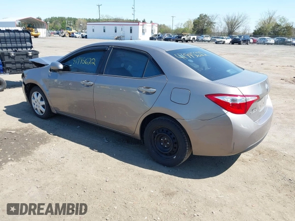 2015 Toyota Corolla L with VIN 2T1BURHE3FC389376, listed as a IAAI auction lot 41995622 with 110,370 mi miles and . Bid and sale history available at DreamBid. Image 3.