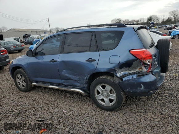 2008 Toyota RAV4 with VIN JTMBD33VX85210951, listed as a Copart auction lot 52255055 with 56,265 mi miles and Salvage Title. Bid and sale history available at carsss.com. Image 2.