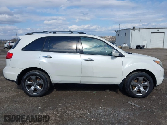 2007 Acura MDX Tech Pkg with VIN 2HNYD28327H509587, listed as a IAAI auction lot 41854884 with 168,082 mi miles. Bid and sale history available at carsss.com. Image 12.