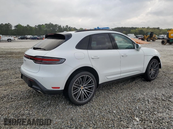 2024 Porsche Macan with VIN WP1AA2A54RLB20188, listed as a Copart auction lot 51326045 with 5,647 mi miles and Salvage title. Bid and sale history available at DreamBid. Image 3.