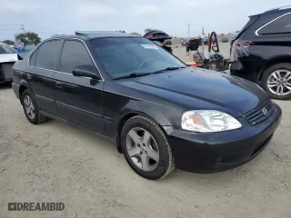 1999 Honda Civic EX with VIN 2HGEJ8641XH531176, listed as a Copart auction lot 50145445 with 138,366 mi miles and Salvage Title. Bid and sale history available at carsss.com. Image 4.
