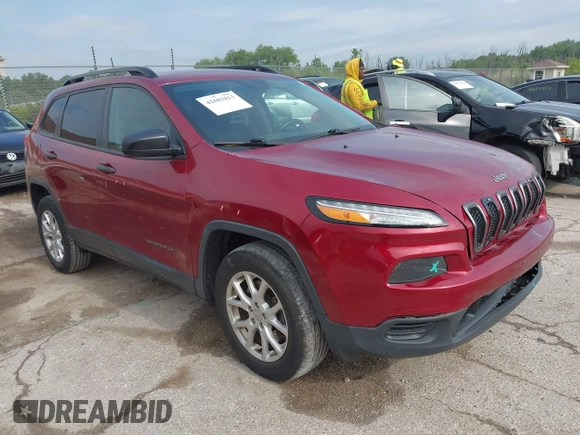 2016 Jeep Cherokee Sport z VIN 1C4PJMAB6GW210810, wystawiony jako IAAI lot #42681813 z przebiegiem 99 792 mil mil oraz . Historia ofert i sprzedaży dostępna na DreamBid. Obrazek 1.