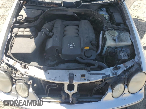 2003 Mercedes-Benz CLK 320 with VIN WDBLK65G23T135725, listed as a Copart auction lot 54460475 with 188,136 mi miles and Clean Title. Bid and sale history available at carsss.com. Image 11.