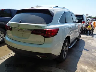 2014 Acura MDX with VIN 5FRYD4H23EB006953, listed as a IAAI auction lot 42037434 with 167,334 mi miles. Bid and sale history available at carsss.com. Image 4.