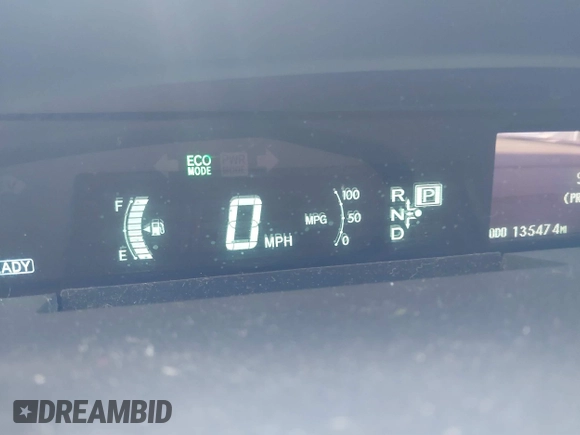 2011 Toyota Prius I with VIN JTDKN3DU6B5342874, listed as a IAAI auction lot 41431006 with 135,474 mi miles. Bid and sale history available at carsss.com. Image 7.