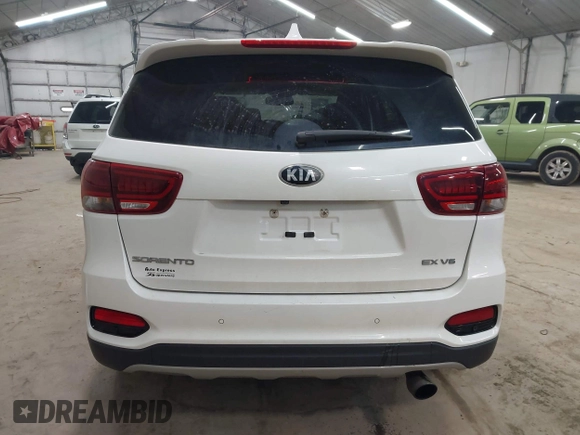2019 Kia Sorento EX with VIN 5XYPHDA51KG521590, listed as a IAAI auction lot 42045921 with 108,371 mi miles and . Bid and sale history available at DreamBid. Image 16.
