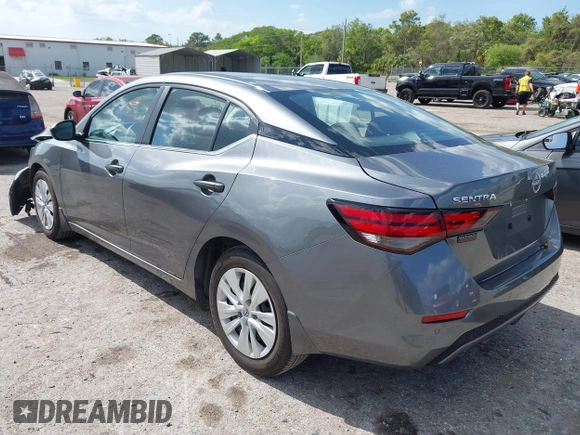 2024 Nissan Sentra S with VIN 3N1AB8BV7RY390221, listed as a IAAI auction lot 41944821 with 11,852 mi miles and . Bid and sale history available at DreamBid. Image 3.