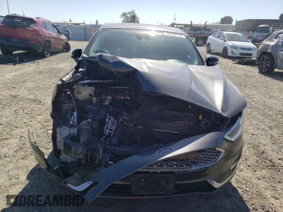 2019 Ford Fusion Titanium with VIN 3FA6P0D96KR154543, listed as a Copart auction lot 47564305 with 91,849 mi miles and Salvage Title. Bid and sale history available at carsss.com. Image 5.