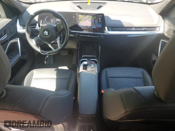 2023 BMW X1 xDrive28i with VIN WBX73EF04P5X86962, listed as a Copart auction lot 57575815 with 95,965 mi miles and Salvage title. Bid and sale history available at DreamBid. Image 8.