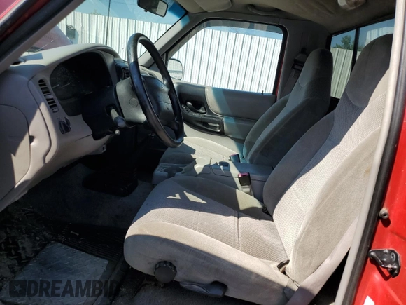 1998 Ford Ranger XL with VIN 1FTYR10C4WTA39478, listed as a Copart auction lot 58703755 with 167,709 mi miles and Salvage title. Bid and sale history available at DreamBid. Image 7.