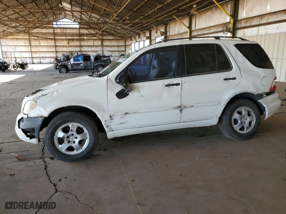2003 Mercedes-Benz M-Class 3.7L with VIN 4JGAB57E53A427004, listed as a Copart auction lot 46951995 with 211,617 mi miles and Salvage Title. Bid and sale history available at carsss.com. Image 1.