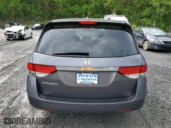 2016 Honda Odyssey EX-L with VIN 5FNRL5H67GB010699, listed as a Copart auction lot 56527245 with 69,235 mi miles and Clean Title. Bid and sale history available at DreamBid. Image 6.