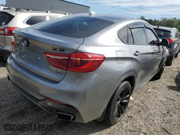 2017 BMW X6 sDrive35i with VIN 5UXKU0C36H0G68918, listed as a Copart auction lot 47651583 with 54,972 mi miles. Bid and sale history available at carsss.com. Image 3.