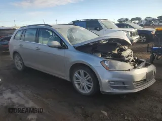 2015 Volkswagen Golf SportWagen TDI S with VIN 3VWFA7AUXFM520419, listed as a Copart auction lot 88563875 with 95,018 mi miles and Salvage Title. Bid and sale history available at carsss.com. Image 4.
